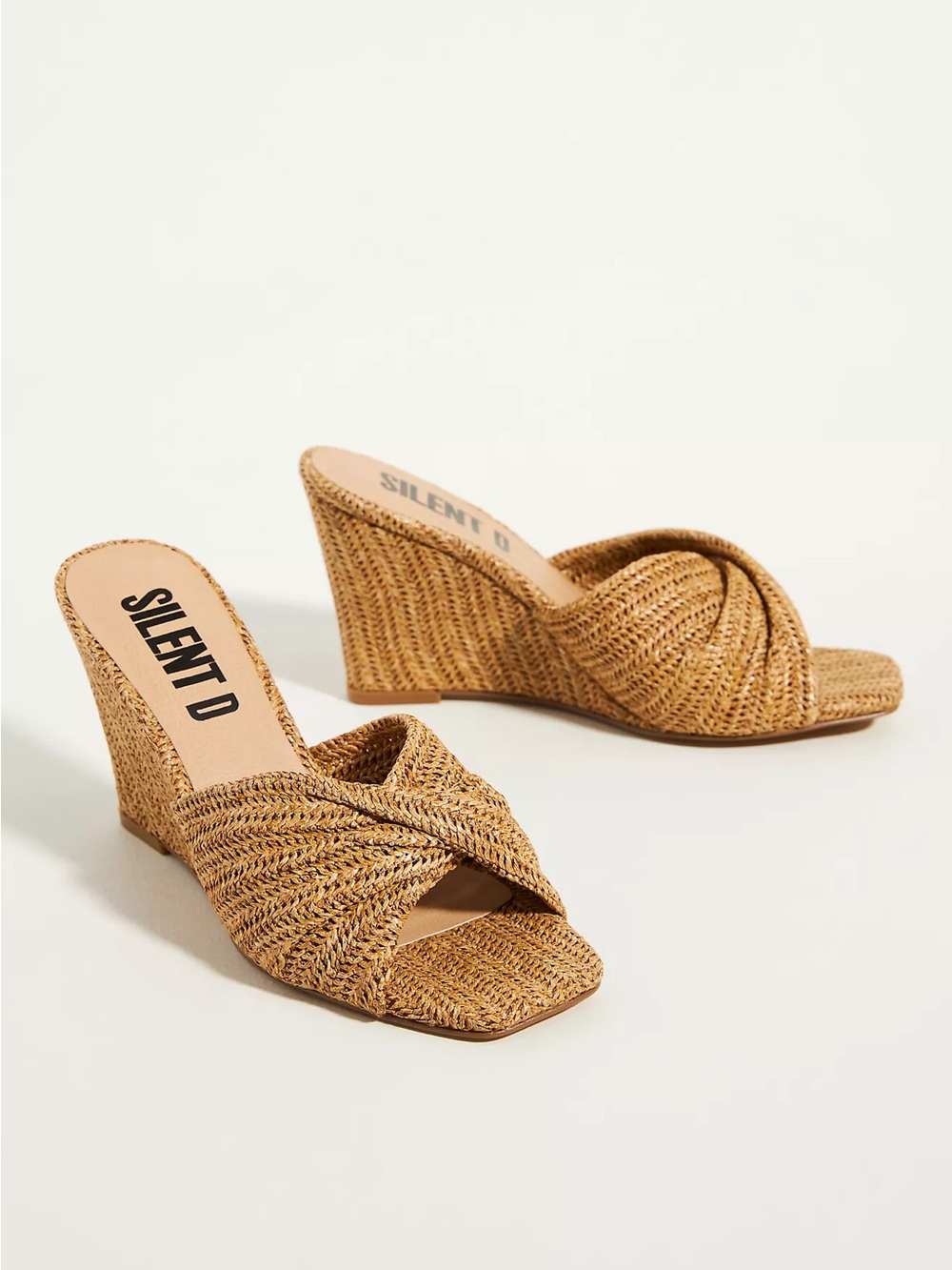 Silent D Katia Wedges - Natural
